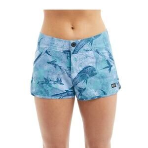 Moana Pelagic Gear Blue Womens Shorts Size 6